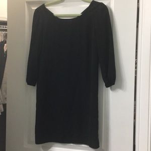 Black quarter sleeve dress
